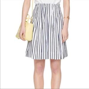 Kate Spade Striped Midi Skirt